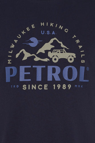 T-shirt à manches courtes - bleu - Petrol Industries® - 3