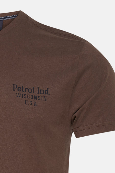 T-shirt à manches courtes - brun