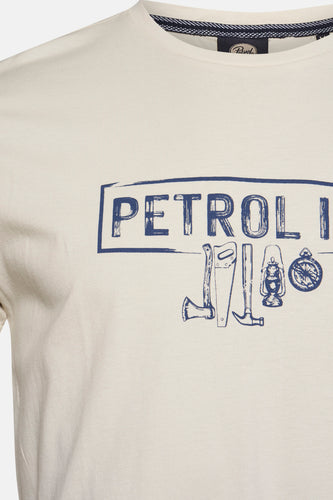 T-shirt à manches courtes - Écru - Petrol Industries®