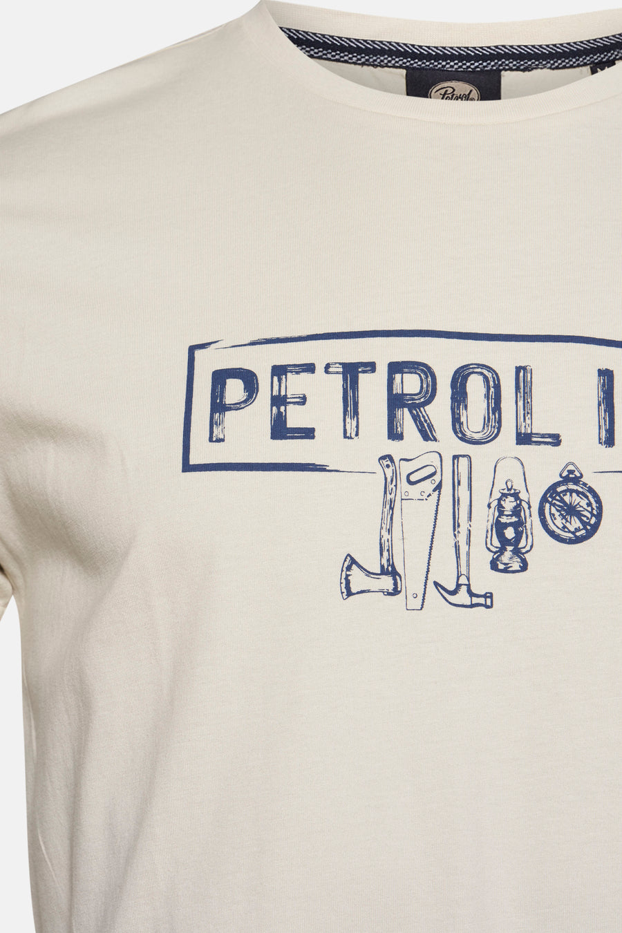 T-shirt à manches courtes - Écru - Petrol Industries®