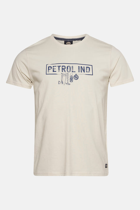 T-shirt à manches courtes - Écru