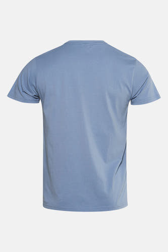 T-shirt bleu à manches courtes de Petrol Industries, couleur unie, dos visible.