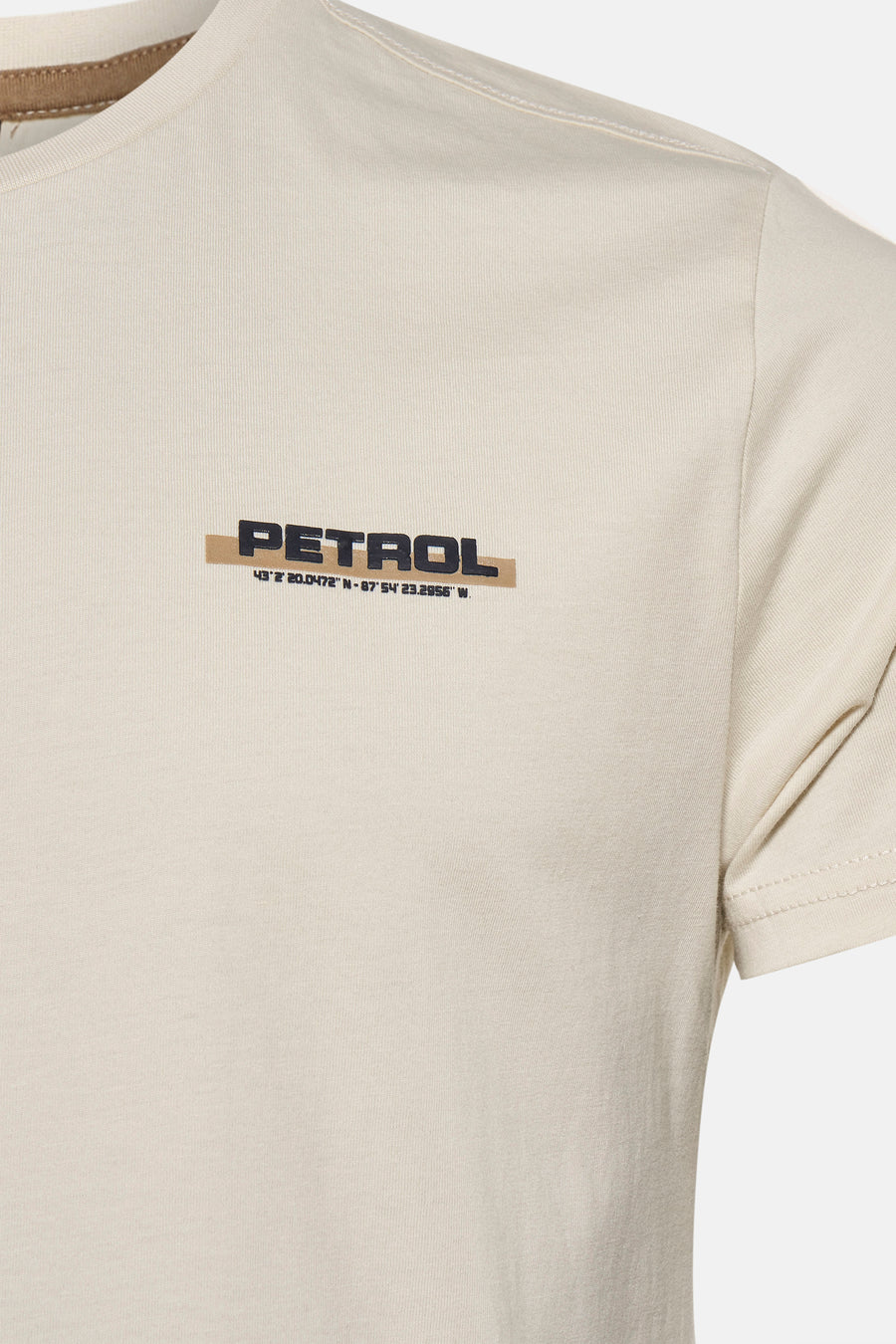 T-shirt à manches courtes - Écru - Petrol Industries®