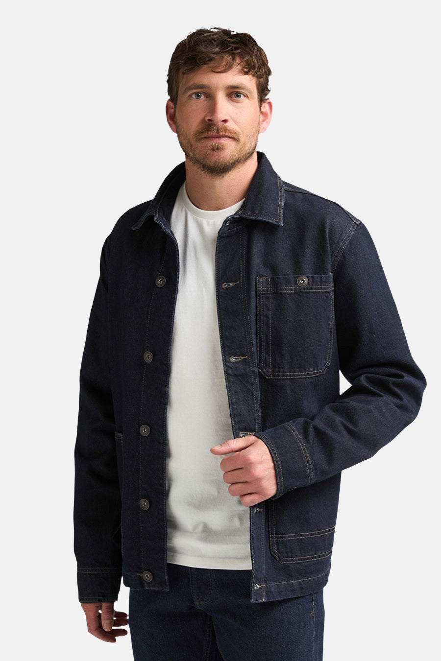 Chemise à manches longues - dark blue denim