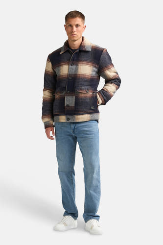 Veste longue - bleu