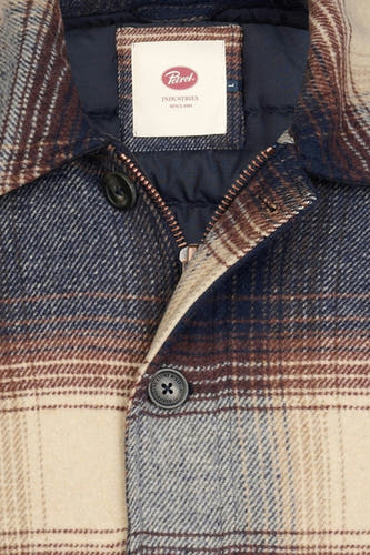 Veste longue - bleu