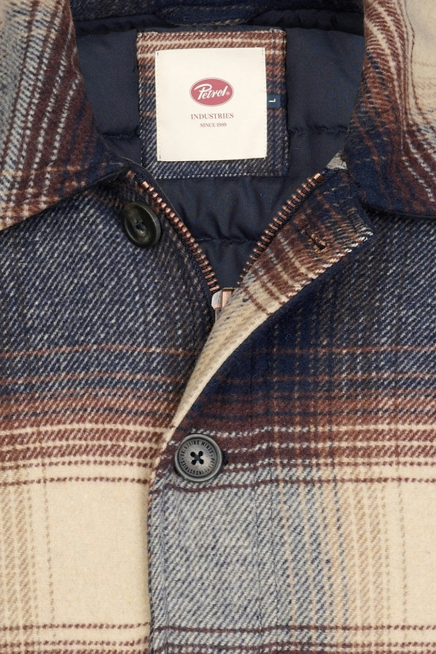 Veste longue - bleu