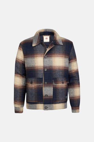 Veste longue - bleu