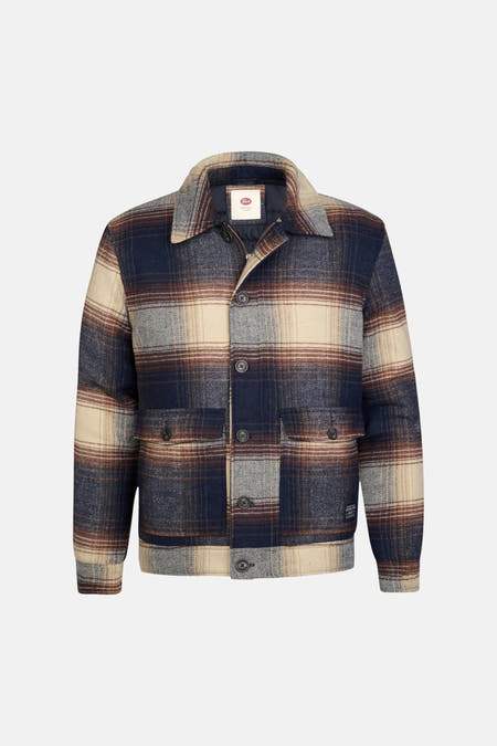 Veste longue - bleu