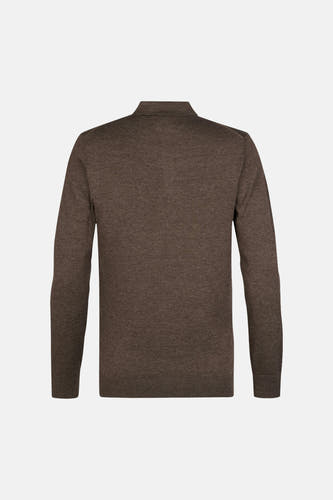 Pull col O - brun