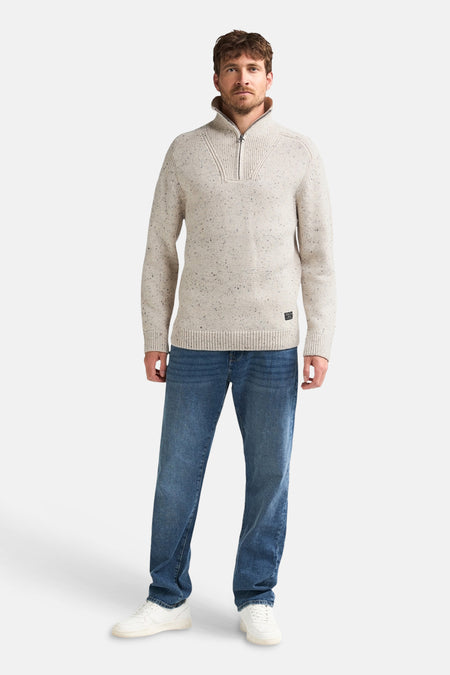 Pull col O gris - Petrol Industries®