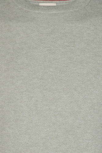 Pull col O - gris