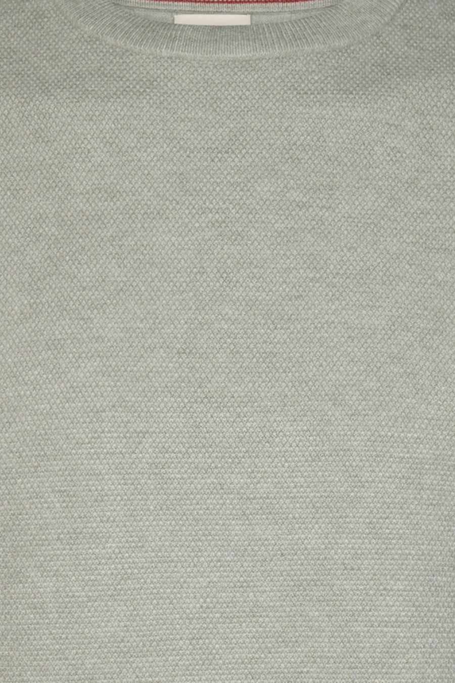 Pull col O - gris