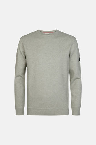 Pull col O - gris