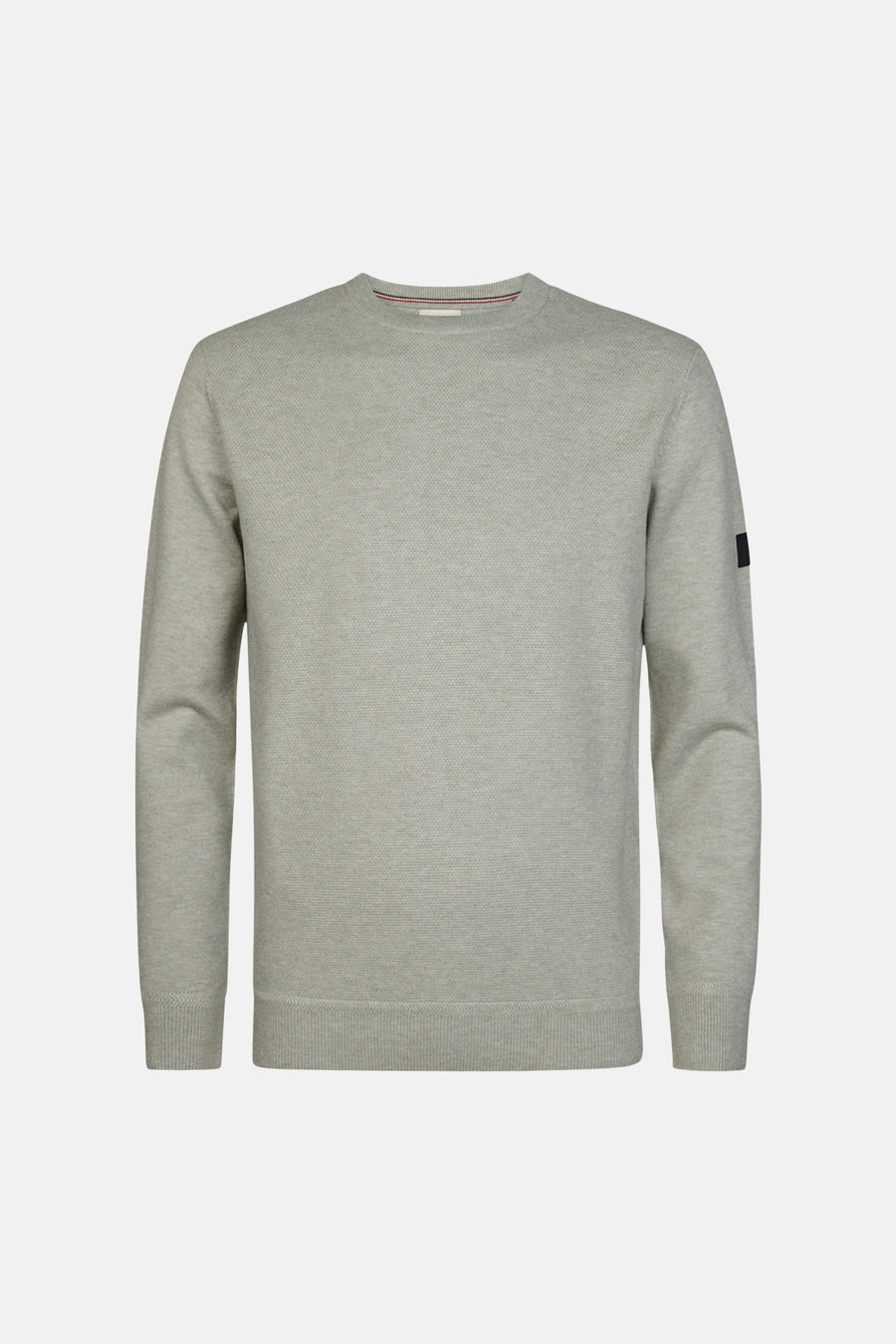 Pull col O - gris