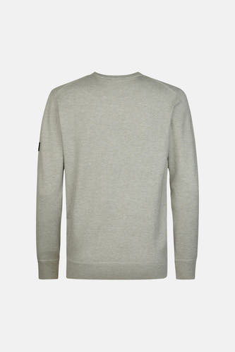Pull col O - gris