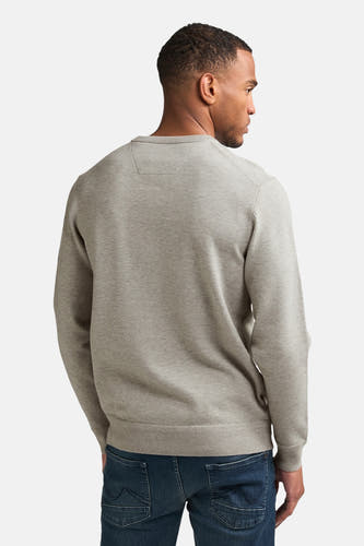 Pull col O - gris