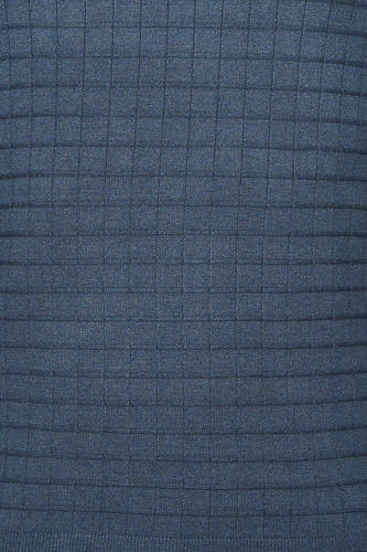 Pull col O - bleu