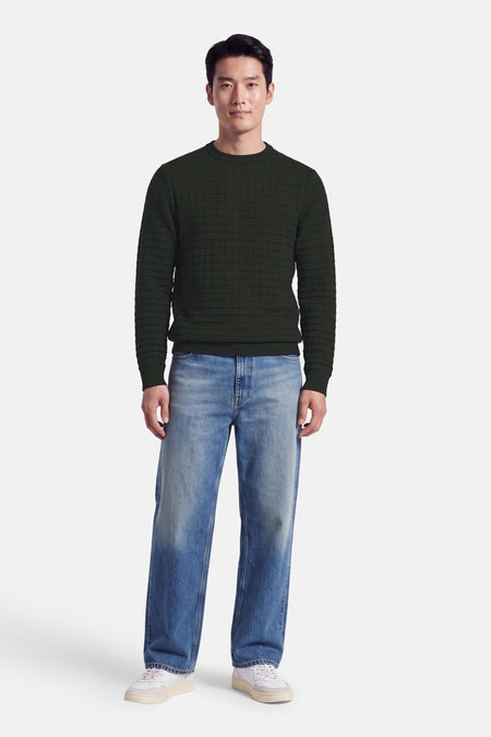 Pull col O - Vert