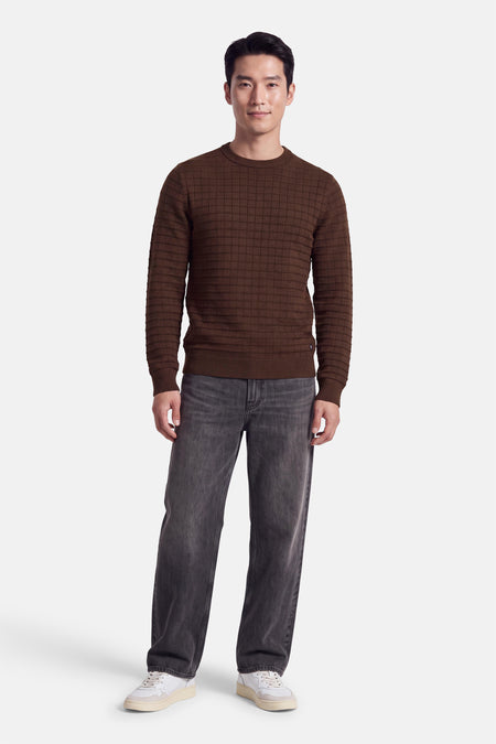 Pull col O - Brun