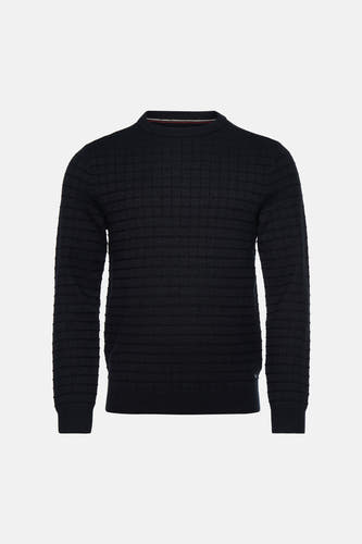 Pull col O - noir