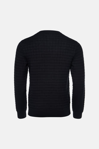 Pull col O - noir