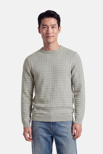Pull col O - gris