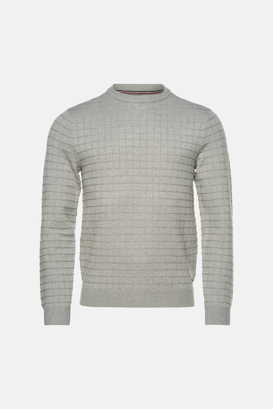 Pull col O - gris