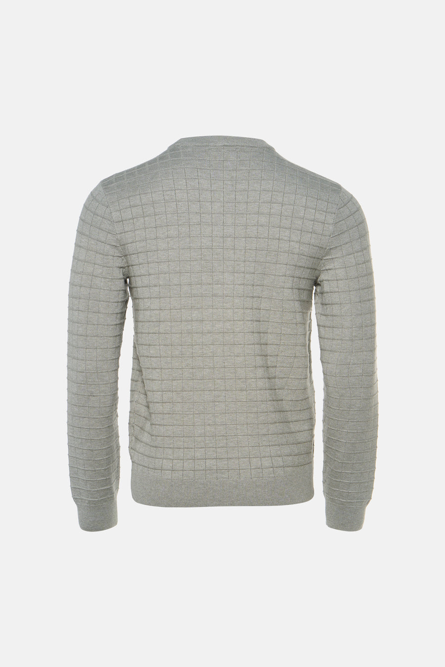 Pull col O - gris