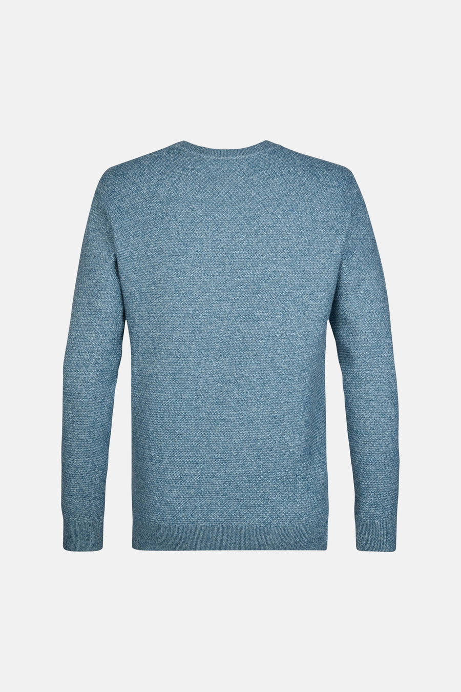 Pull col O - bleu