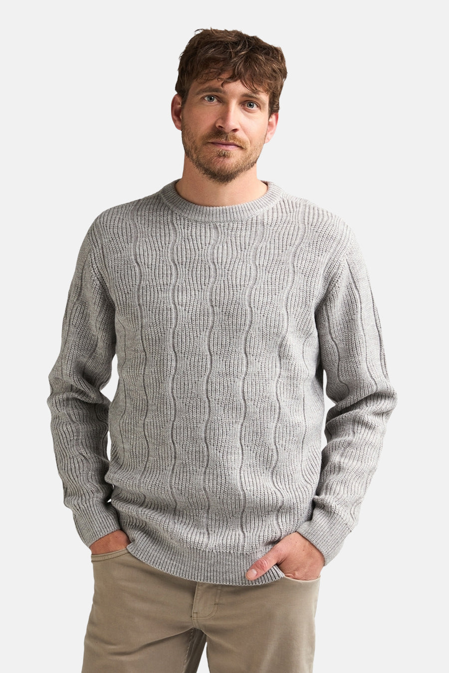 Pull col O gris - Petrol Industries®