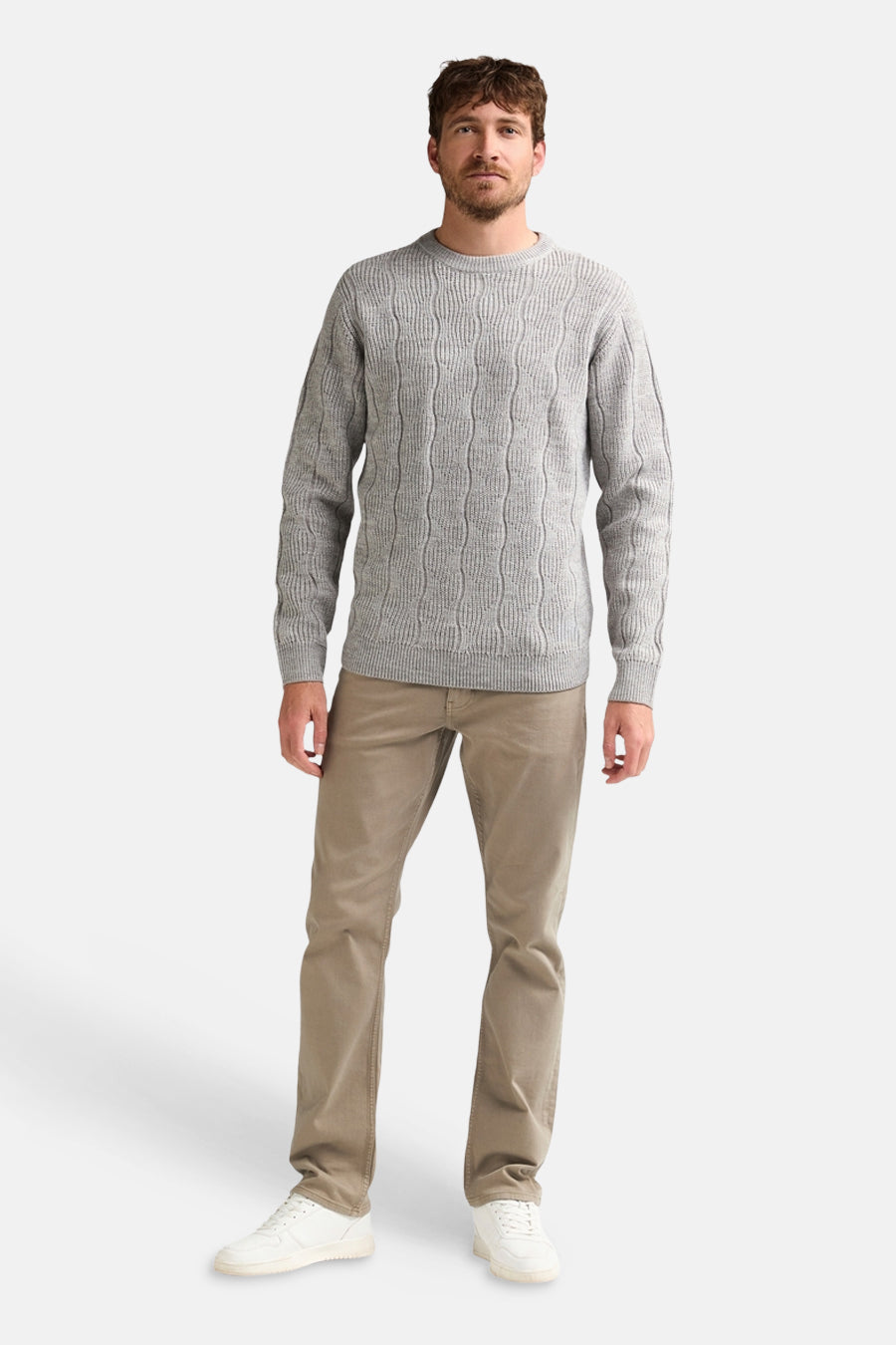 Pull col O gris - Petrol Industries®