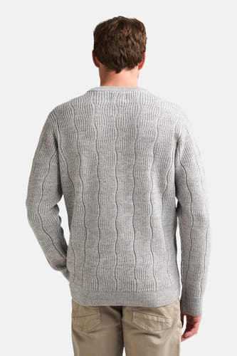 Pull col O gris - Petrol Industries®