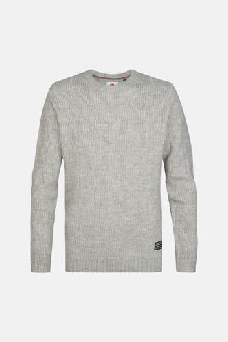 Pull col O gris - Petrol Industries®