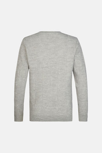 Pull col O gris - Petrol Industries®