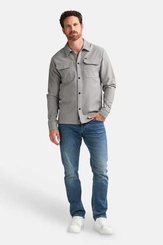 Chemise à manches longues - gris