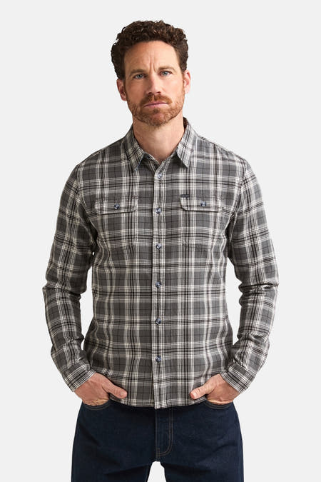 Chemise à manches longues - Gris