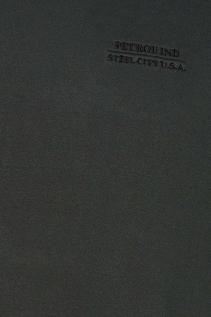 Sweat col O - vert