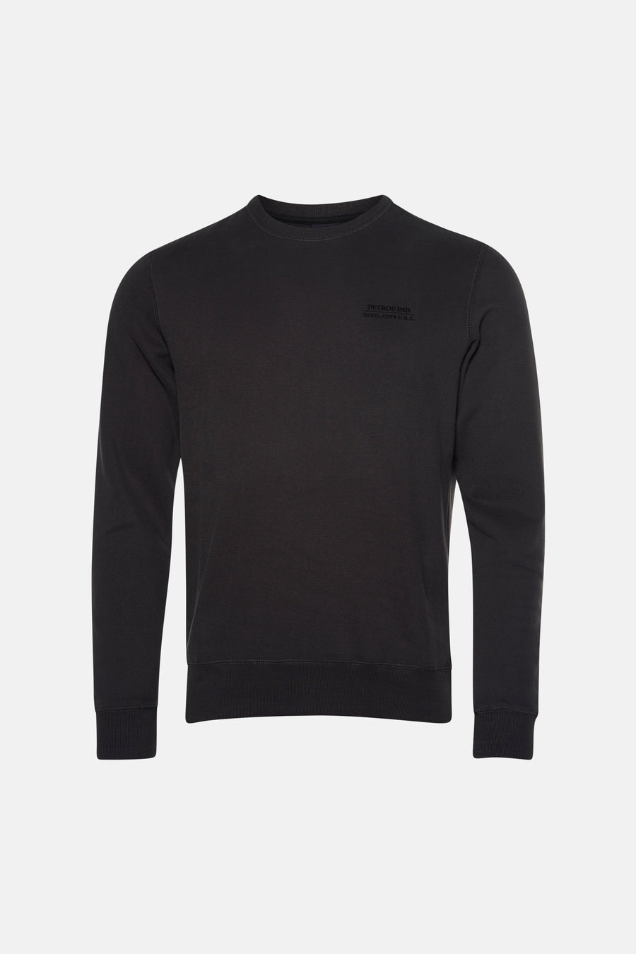 Sweat col O - gris