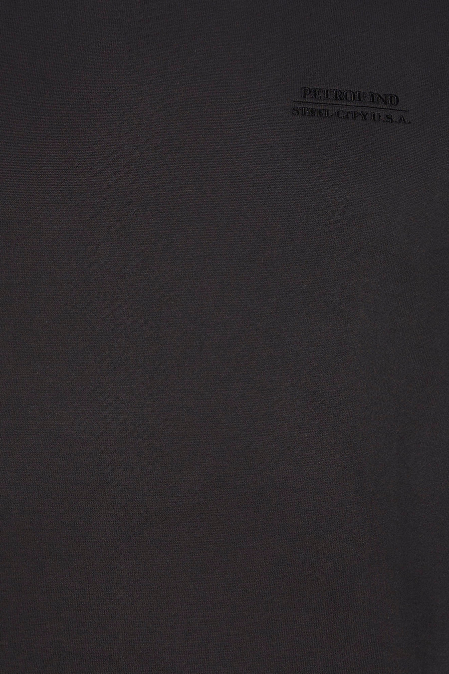Sweat col O - gris