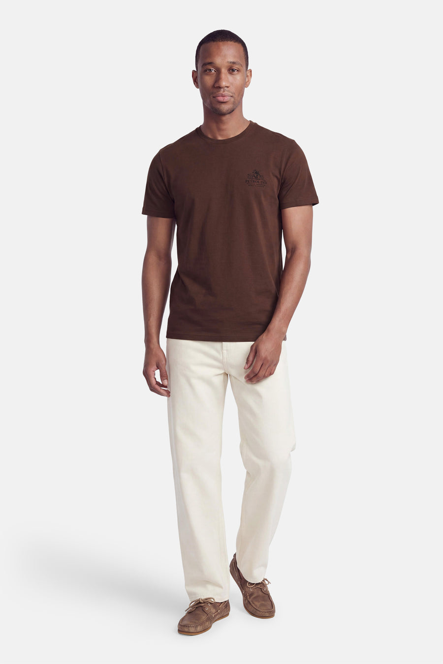 T-shirt à manches courtes - brun