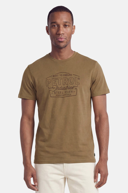 T-shirt (manches courtes) beige - Petrol Industries®