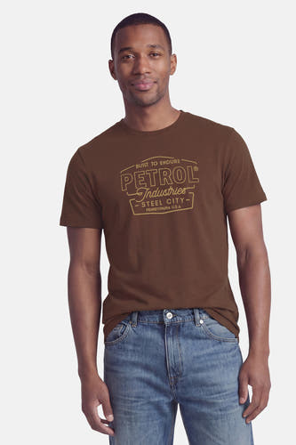 T-shirt à manches courtes - brun