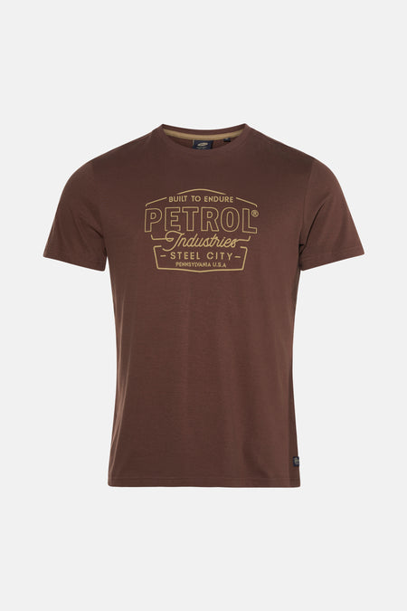 T-shirt à manches courtes - brun