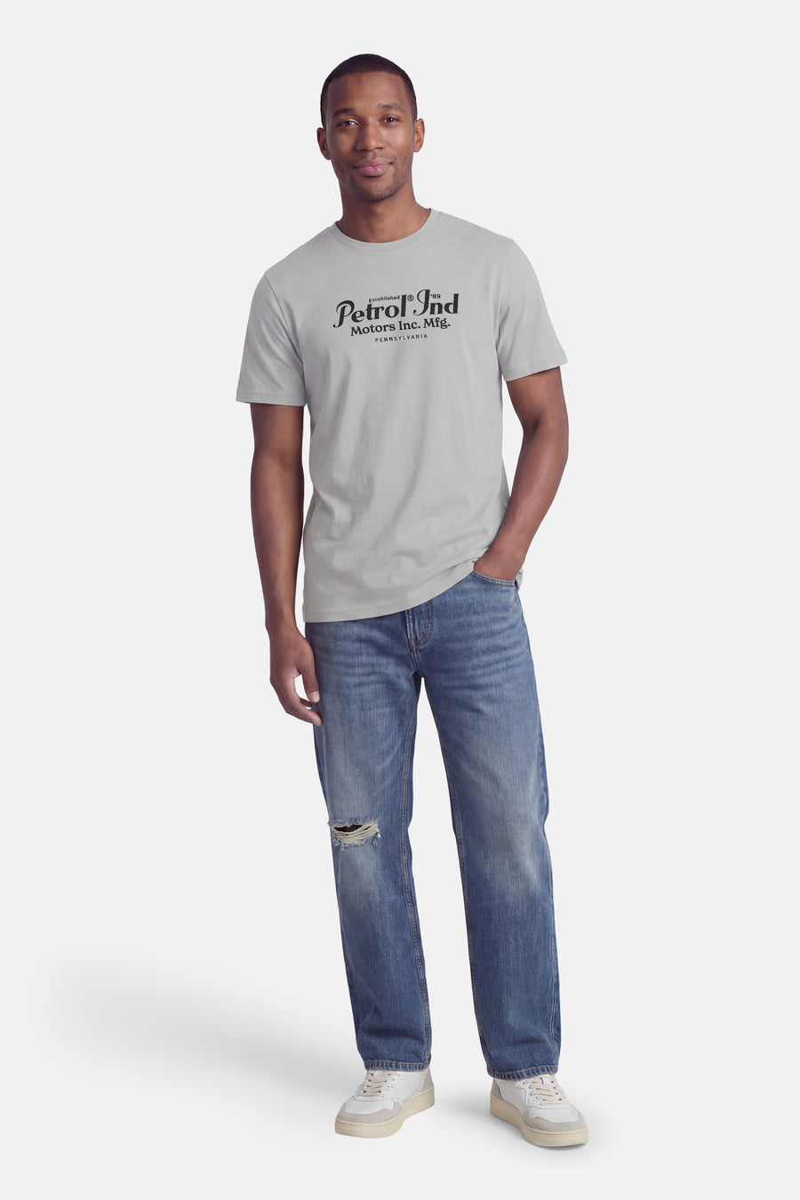 T-shirt à manches courtes - gris