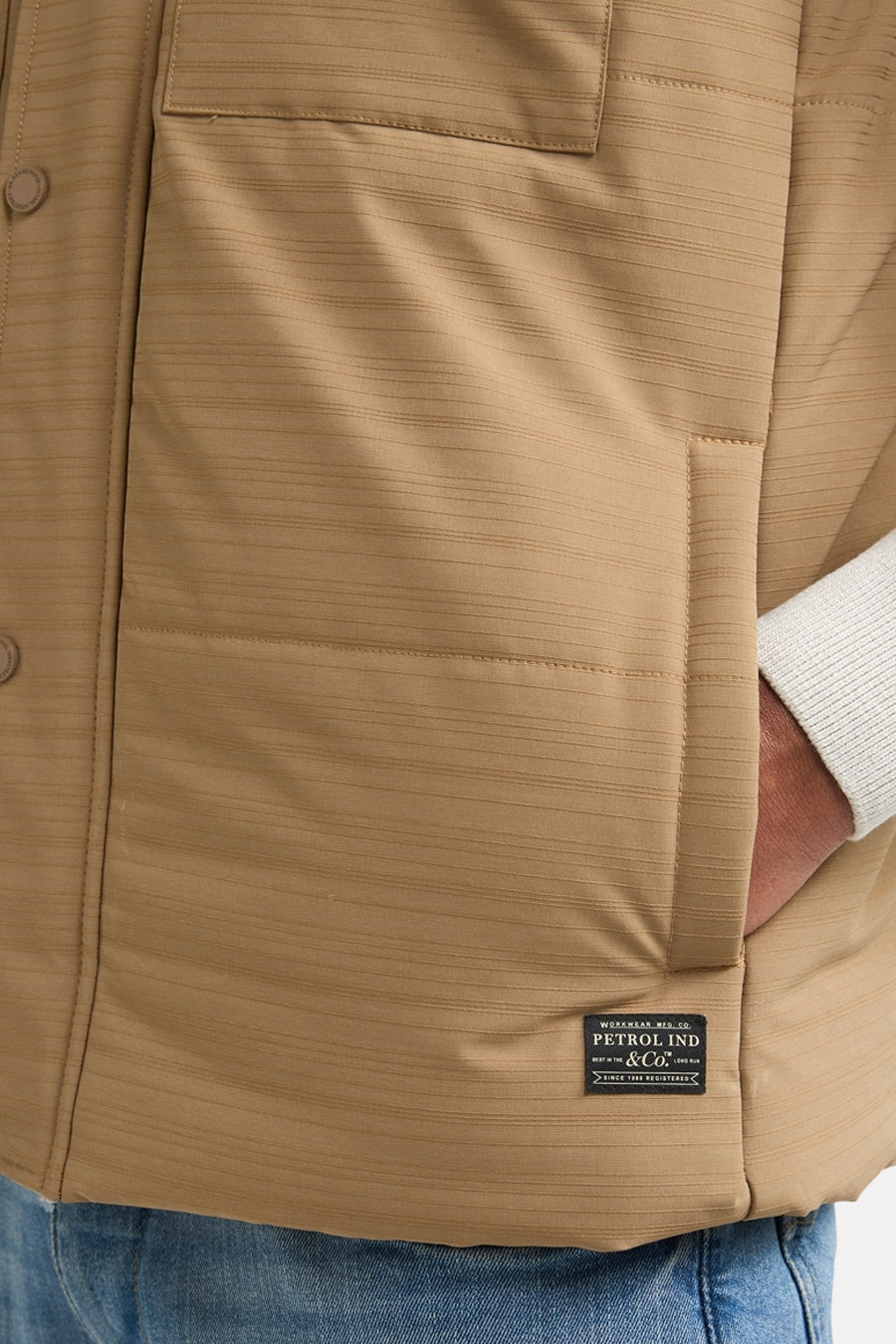 Veste sans manches - écru