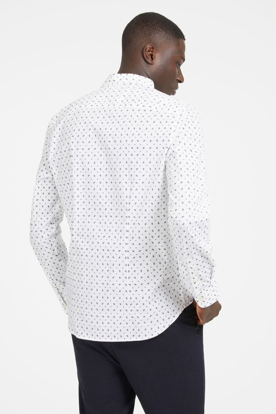 Chemise &agrave; manches longues - bleu