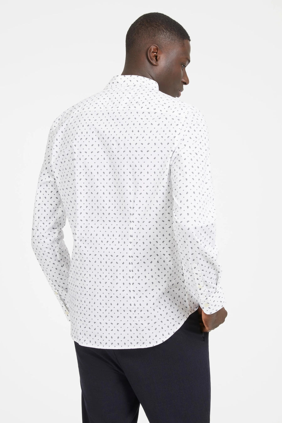 Chemise &agrave; manches longues - blanc
