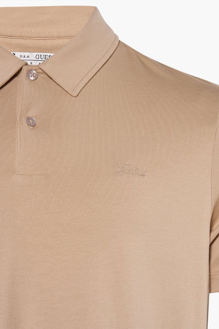 Polo à manches courtes - beige