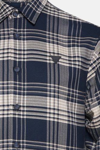 Chemise à manches longues - bleu - Guess®